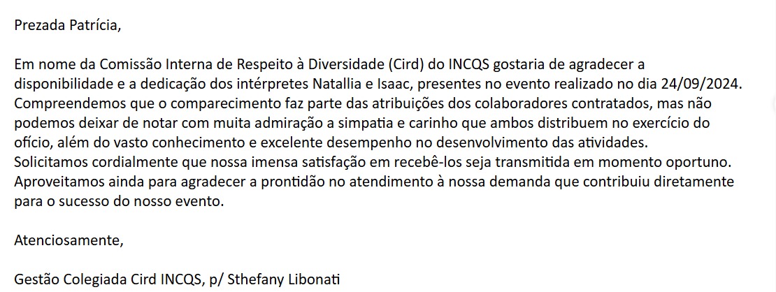 Depoimento cliente ITILS - Acessibilidade Libras MG